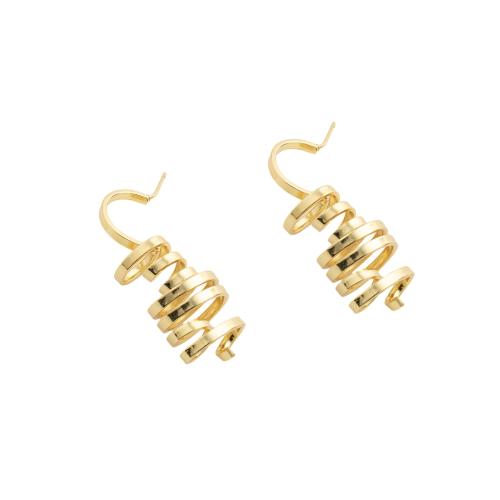 Brass Stud Earring fashion jewelry & for woman Sold By Pair