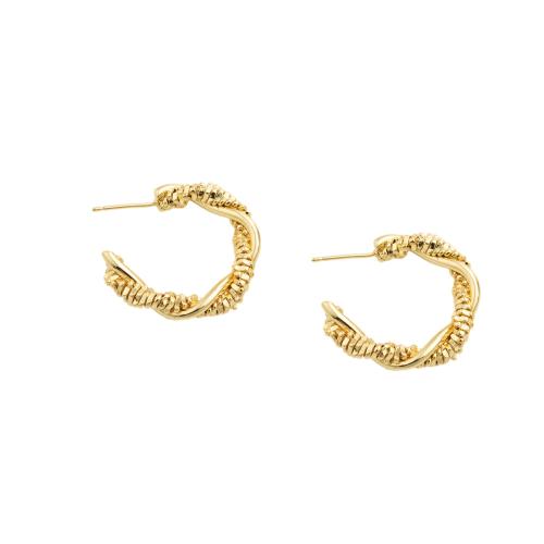 Brass Stud Earring fashion jewelry & for woman Sold By Pair