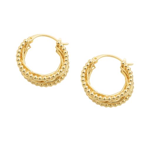 Brass Leverback Earring fashion jewelry & for woman Sold By Pair