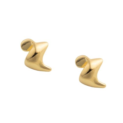 Brass Stud Earring fashion jewelry & for woman Sold By Pair