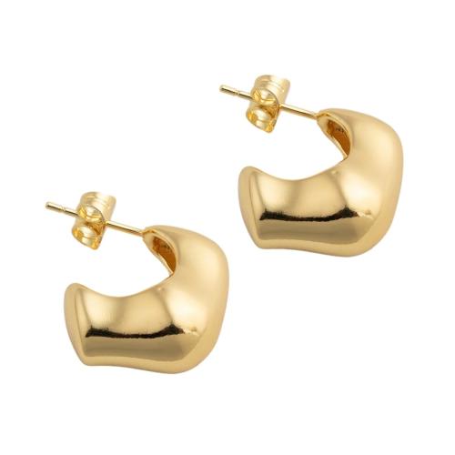 Brass Stud Earring fashion jewelry & for woman Sold By Pair