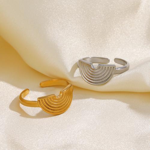 Stainless Steel Finger Ring 304 Stainless Steel fashion jewelry & for woman Sold By PC