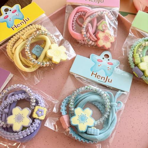 Ponytail Holder Nylon handmade Girl Sold By Bag