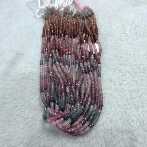 Gemstone šperky Korálky, Spinel, lesklý, DIY & různé velikosti pro výběr & tváří, růžový, Prodáno za Cca 33 cm Strand