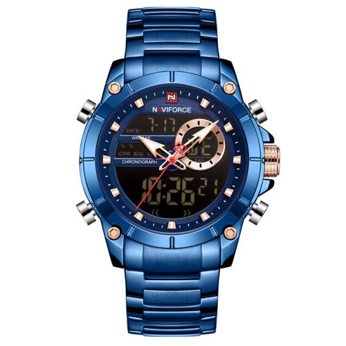 Hommes montre-bracelet, verre, Résistant à l’eau de vie & bijoux de mode & mouvement chinoise & multifonctionnel & pour homme, plus de couleurs à choisir, Longueur Environ 24 cm, Vendu par PC