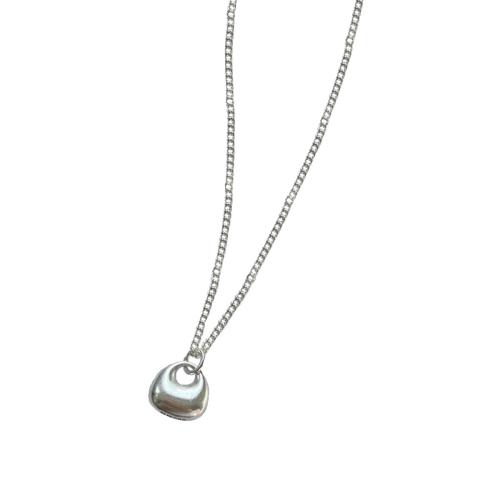 Colliers en argent sterling, argent sterling 925, pour femme, couleur platine, Longueur Environ 41-50 cm, Vendu par PC