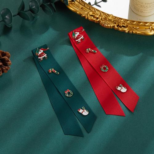 Broches de Noël, tissu, fait à la main, Conception de Noël & styles différents pour le choix & pour femme, plus de couleurs à choisir, Vendu par PC