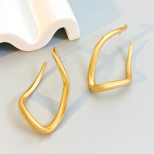 Zinc Alloy Stud Earring plated fashion jewelry & for woman Sold By Pair