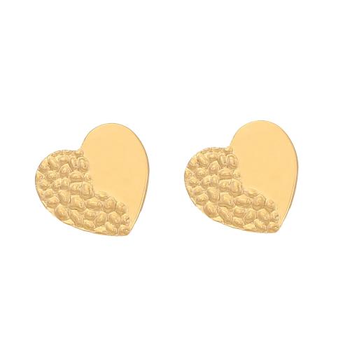 304 roestvrij staal Stud Earring, gold plated, verschillende stijlen voor de keuze & voor vrouw, Verkocht door pair