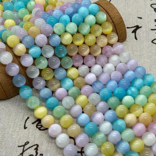 Grânulos de gemstone jóias, Pedra de gesso, Roda, polido, joias de moda & DIY & tamanho diferente para a escolha, cores misturadas, vendido para Aprox 35-40 cm Strand