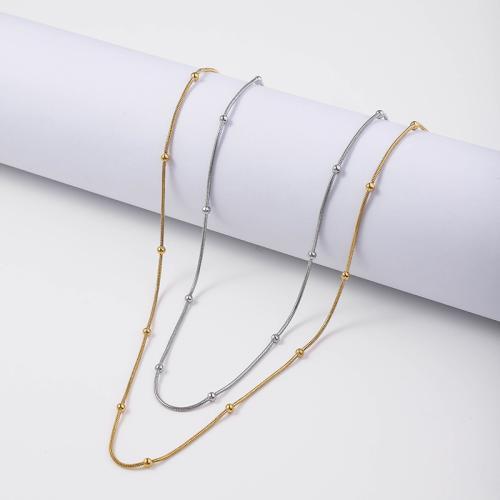 Ketting van edelstaal ketting, 304 roestvrij staal, met 5cm extender keten, mode sieraden & voor vrouw, meer kleuren voor de keuze, 1.20mm, Per verkocht Ca 45 cm Strand