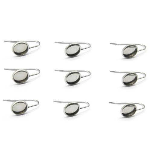 Stainless Steel Hook slangetje, 304 roestvrij staal, DIY & verschillende grootte voor keus, oorspronkelijke kleur, 100pC's/Bag, Verkocht door Bag