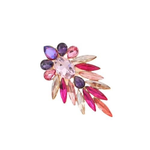 Zinc Alloy Brooches plated for woman & with rhinestone Sold By PC