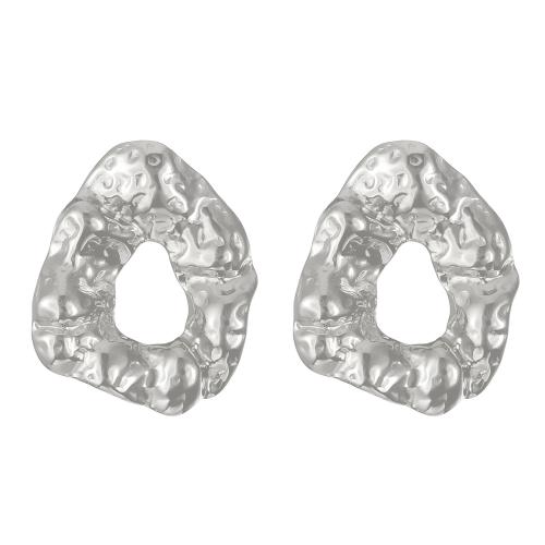 Roestvrij staal Stud Earrings, 304 roestvrij staal, mode sieraden & voor vrouw, meer kleuren voor de keuze, 24x30mm, Verkocht door pair