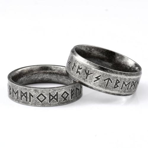 Anden Ring for Mænd, Titanium Stål, forskellig størrelse for valg & forskellige stilarter for valg & for mennesket, flere farver til valg, Solgt af PC