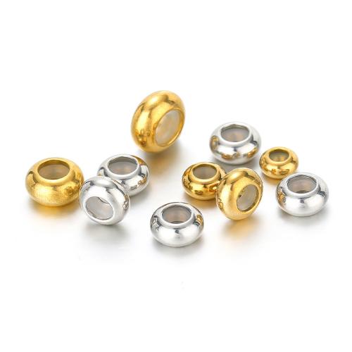 304 Stainless Steel Stopper Beads DIY Sold By Bag