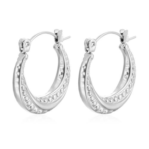 Rostfritt stål spaken bakåt Earring, 304 rostfritt stål, mode smycken & för kvinna, fler färger för val, 19.60x21mm, Säljs av Par