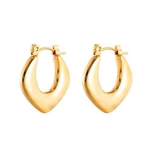 Acier inoxydable Levier Retour Earring, Acier inoxydable 304, Placage, pour femme, plus de couleurs à choisir, 21.40x20.60mm, Vendu par paire