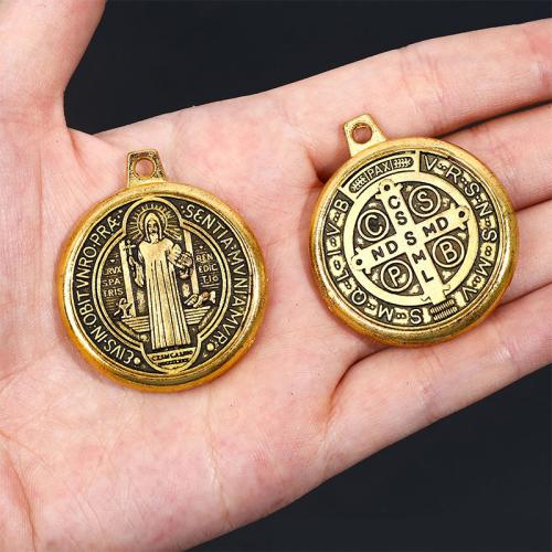 Zinc Alloy Pendants plated DIY & enamel 40mm Sold By Lot