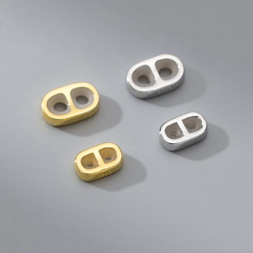 925 sterling zilver Stopper Kralen, met Silicone, DIY & verschillende grootte voor keus & dubbel-gat, meer kleuren voor de keuze, Verkocht door PC