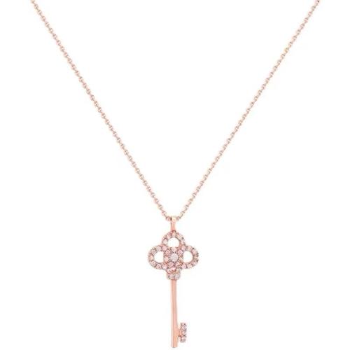 Sinc Alloy Jewelry muince, jewelry faisin & do bhean & le rhinestone, órga, Fad Thart 45 cm, Díolta De réir PC