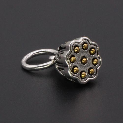 Zink Alloy Halsband, Lotus Seedpod, plated, DIY, nickel, bly och kadmium gratis, 15x12mm, Säljs av PC