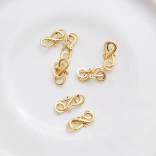 Brass Jewelry Clasps gold color plated DIY nickel lead & cadmium free Sold By PC