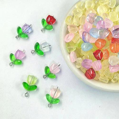 Handgemaakte Lampwork Beads, moffelen vernis, DIY, meer kleuren voor de keuze, 9x5mm, Ca 100pC's/Bag, Verkocht door Bag