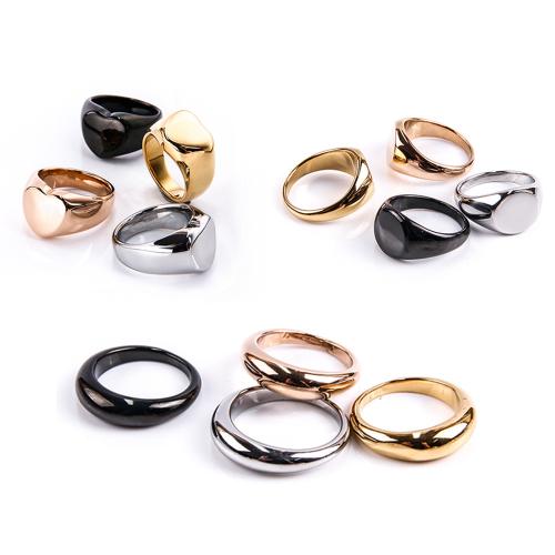 Stainless Steel Finger Ring 304 Stainless Steel Unisex  Sold By PC