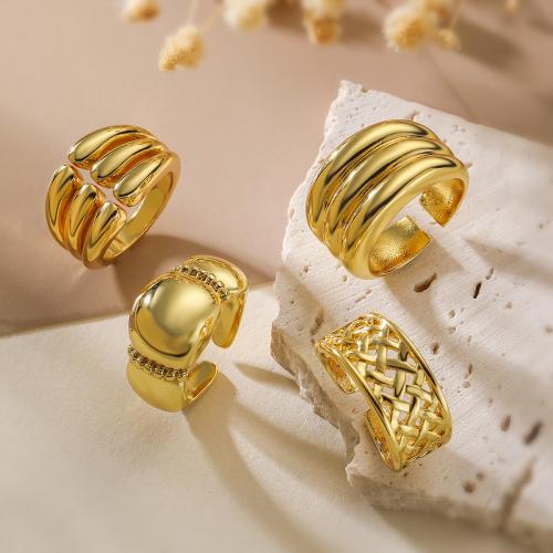 Brass Finger Ring plated fashion jewelry golden nickel lead & cadmium free Sold By PC