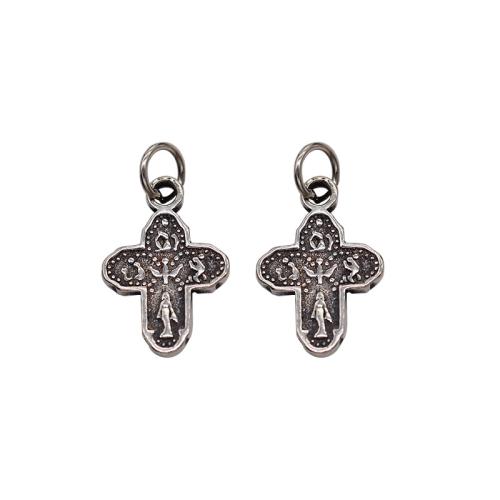 925 Sterling Silver hänge, Cross, DIY, ursprungliga färgen, Säljs av PC