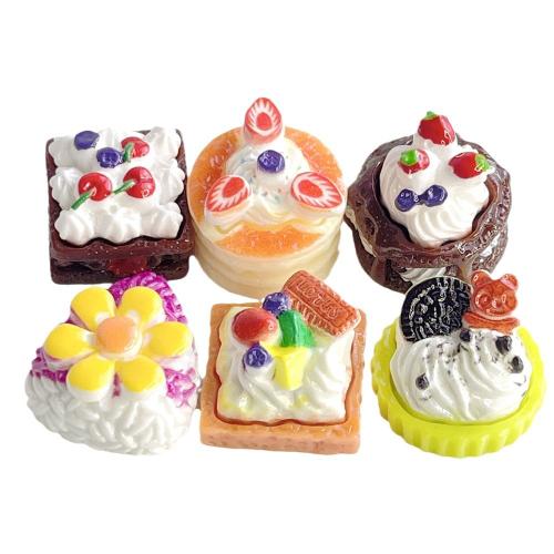 Mobile Phone DIY Decoration Resin Cake & enamel DIY kit length 20-25mm Sold By PC