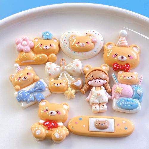 Mobile Phone DIY Decoration Resin Cartoon & enamel DIY kit length  20-60mm Sold By PC