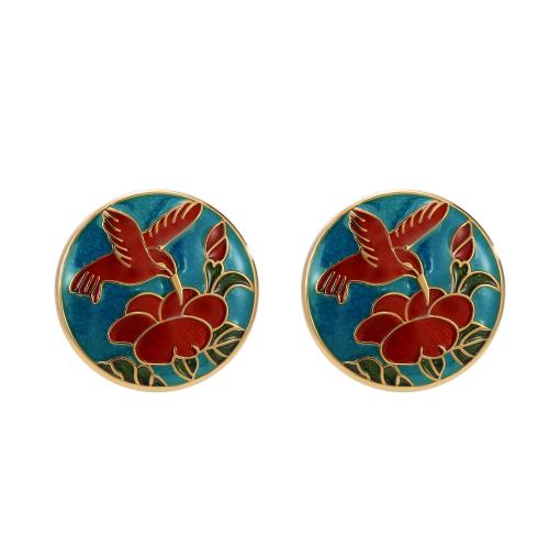 Brass Stud Earring fashion jewelry & for woman Sold By Pair