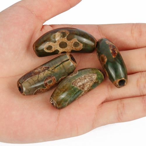 Natural Tibetan Agate Dzi Beads Branch polished fashion jewelry & DIY Sold By PC