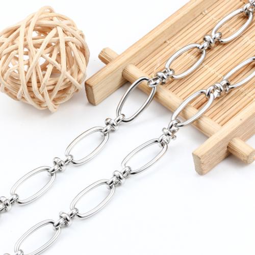 Stainless Steel Necklace Chain 304 Stainless Steel DIY Approx Sold By Bag