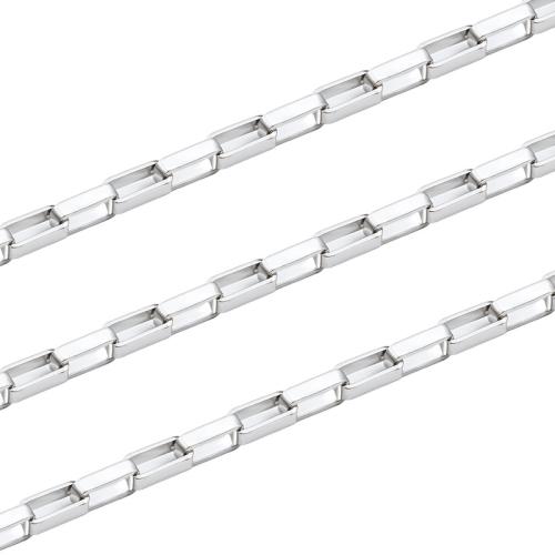 Stainless Steel Necklace Chain 304 Stainless Steel DIY Approx Sold By Bag