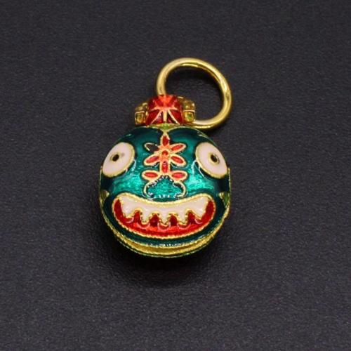 Brass Jewelry Pendants gold color plated DIY & enamel nickel lead & cadmium free Sold By PC