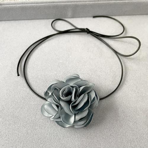 Mode Choker Ketting, Doek, handgemaakt, mode sieraden & voor vrouw, meer kleuren voor de keuze, Lengte Ca 150 cm, Verkocht door PC