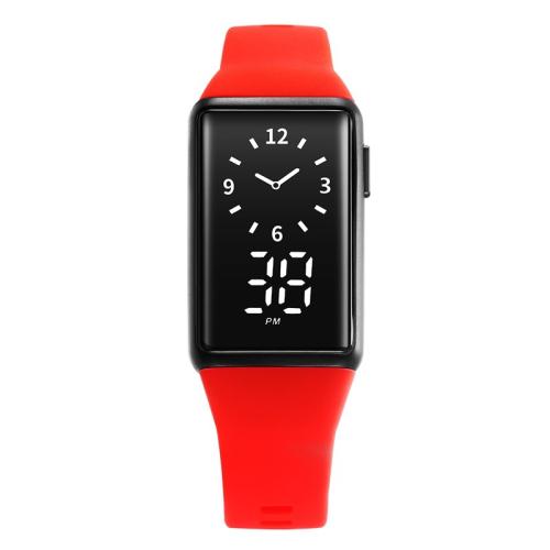 Unisex Wrist Watch Glass with Silicone Life water resistant & fashion jewelry & Chinese movement Length Approx 21 cm Sold By PC