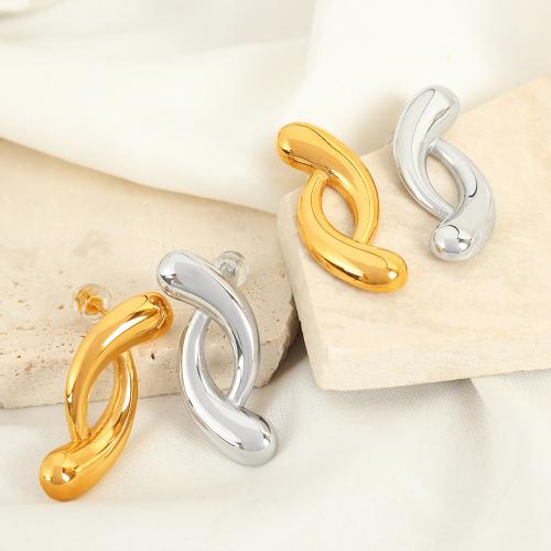 Titanium Steel  Earring plated fashion jewelry Sold By Pair