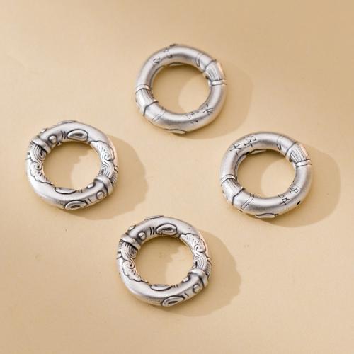 925 Sterlingsilber Biegering, 925 Sterling Silber, DIY, Silberfarbe, 20mm, verkauft von PC