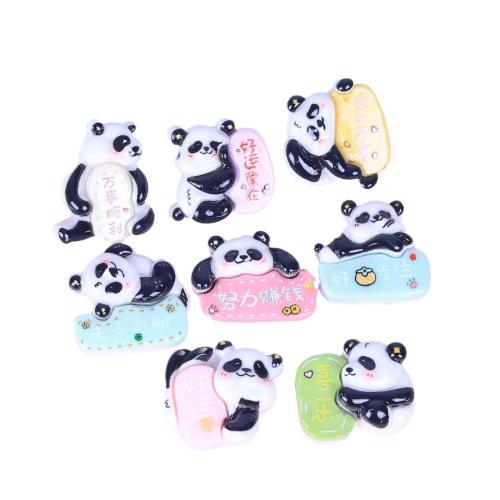 Resin Key Clasp Setting Panda DIY & enamel Sold By PC