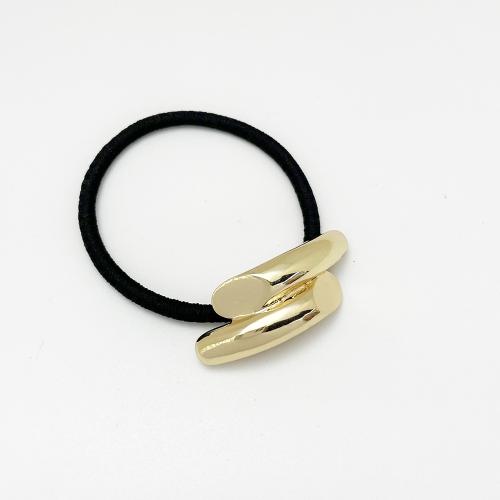 Ponytail Holder Zinc Alloy with Rubber Band for woman Sold By PC