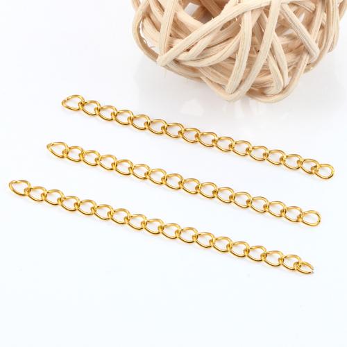 Rostfritt stål Extender Chain, 304 rostfritt stål, DIY, fler färger för val, Ca 20PC/Bag, Säljs av Bag