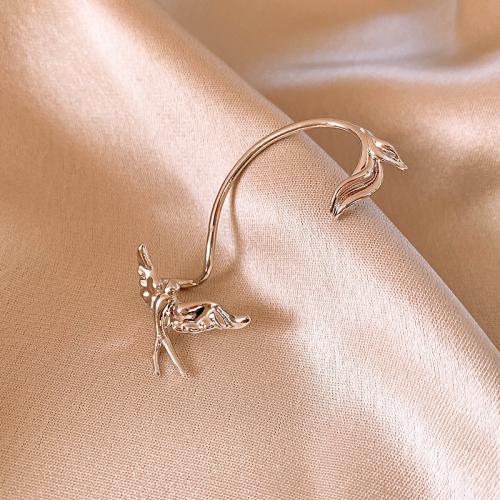 Trendy ear cuffs, Messing, met Zinc Alloy, plated, mode sieraden, zilver, nikkel, lood en cadmium vrij, 24x51mm, Verkocht door PC