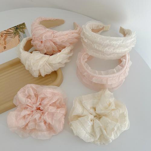 Mixed Hair Accessories Gauze handmade & for woman Sold By PC