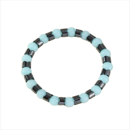 Obsidienne bracelet, pour homme & lumineux, plus de couleurs à choisir, Longueur Environ 7.68 pouce, Vendu par PC