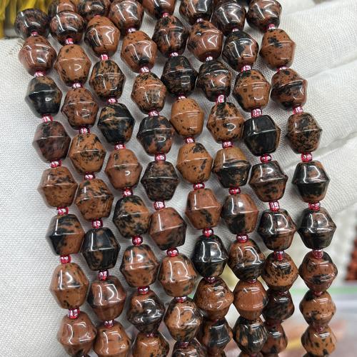 Jalokivi korut Helmet, Red Jasper, muoti korut & tee-se-itse, sekavärit, 10x11mm, Myyty Per N. 38 cm Strand