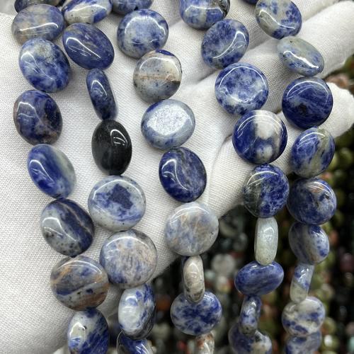 Sodalite Karoliukai, Butas Round, Bižuterijos & Pasidaryk pats, mišrios spalvos, 15mm, Parduota už Apytiksliai 38 cm Strand